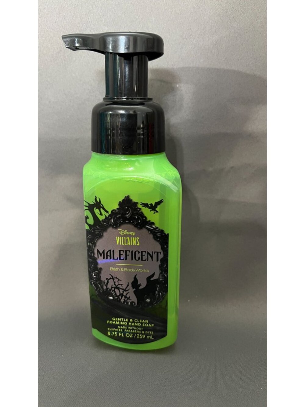 Disney Villains Maleficent Foaming Hand Soap 8.75 Fl Oz Gentle & Clean With Vita